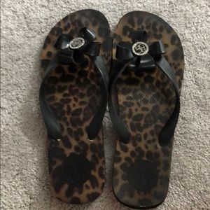BCBG flip flops